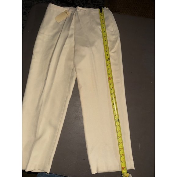 Tommy Bahama new yellow, pleated women’s size 2 100% silk - Picture 5 of 9